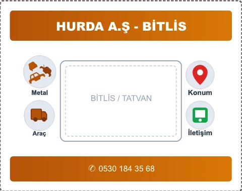 BİTLİS TATVAN Hurda Alım