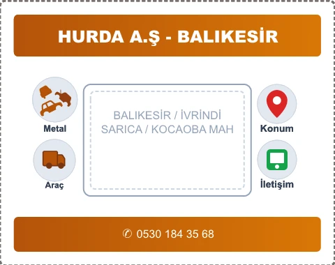 BALIKESİR İVRİNDİ KOCAOBA MAH Hurda Alım
