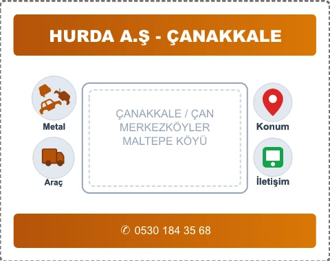 ÇANAKKALE ÇAN MALTEPE KÖYÜ Hurda Alım