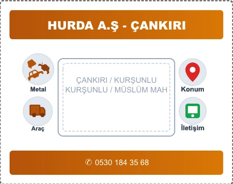 ÇANKIRI KURŞUNLU MÜSLÜM MAH Hurda Alım