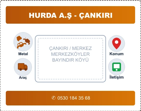 ÇANKIRI MERKEZ BAYINDIR KÖYÜ Hurda Alım