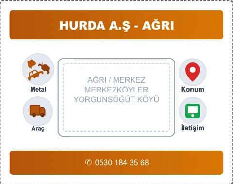 AĞRI MERKEZ YORGUNSÖĞÜT KÖYÜ Hurda Alım