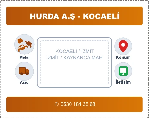 KOCAELİ İZMİT KAYNARCA MAH Hurda Alım