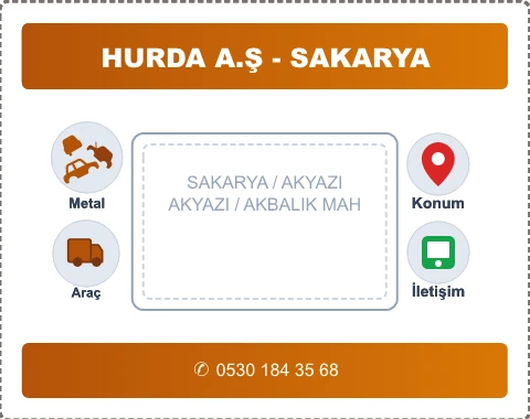 SAKARYA AKYAZI AKBALIK MAH Hurda Alım