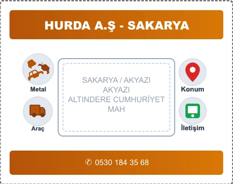 SAKARYA AKYAZI ALTINDERE CUMHURİYET MAH Hurda Alım