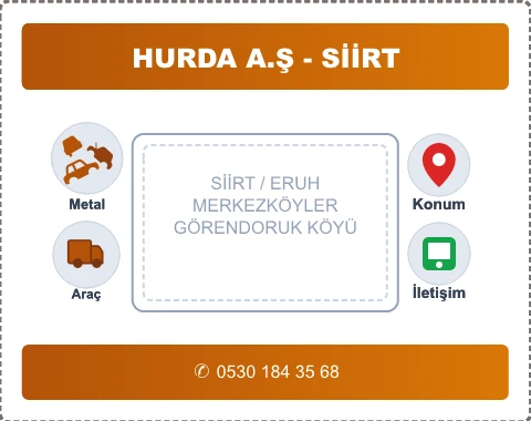 SİİRT ERUH GÖRENDORUK KÖYÜ Hurda Alım
