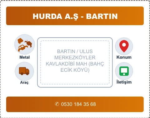 BARTIN ULUS KAVLAKDİBİ MAH (BAHÇECİK KÖYÜ) Hurda Alım