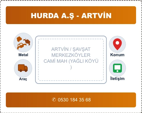 ARTVİN ŞAVŞAT CAMİ MAH (YAĞLI KÖYÜ) Hurda Alım