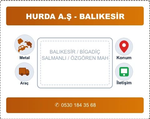 BALIKESİR BİGADİÇ ÖZGÖREN MAH Hurda Alım