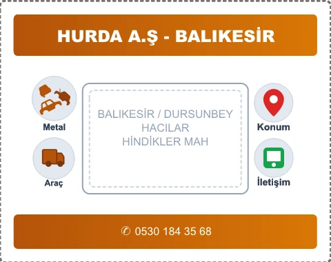 BALIKESİR DURSUNBEY HİNDİKLER MAH Hurda Alım